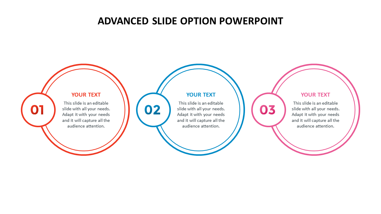 advanced slide option powerpoint template